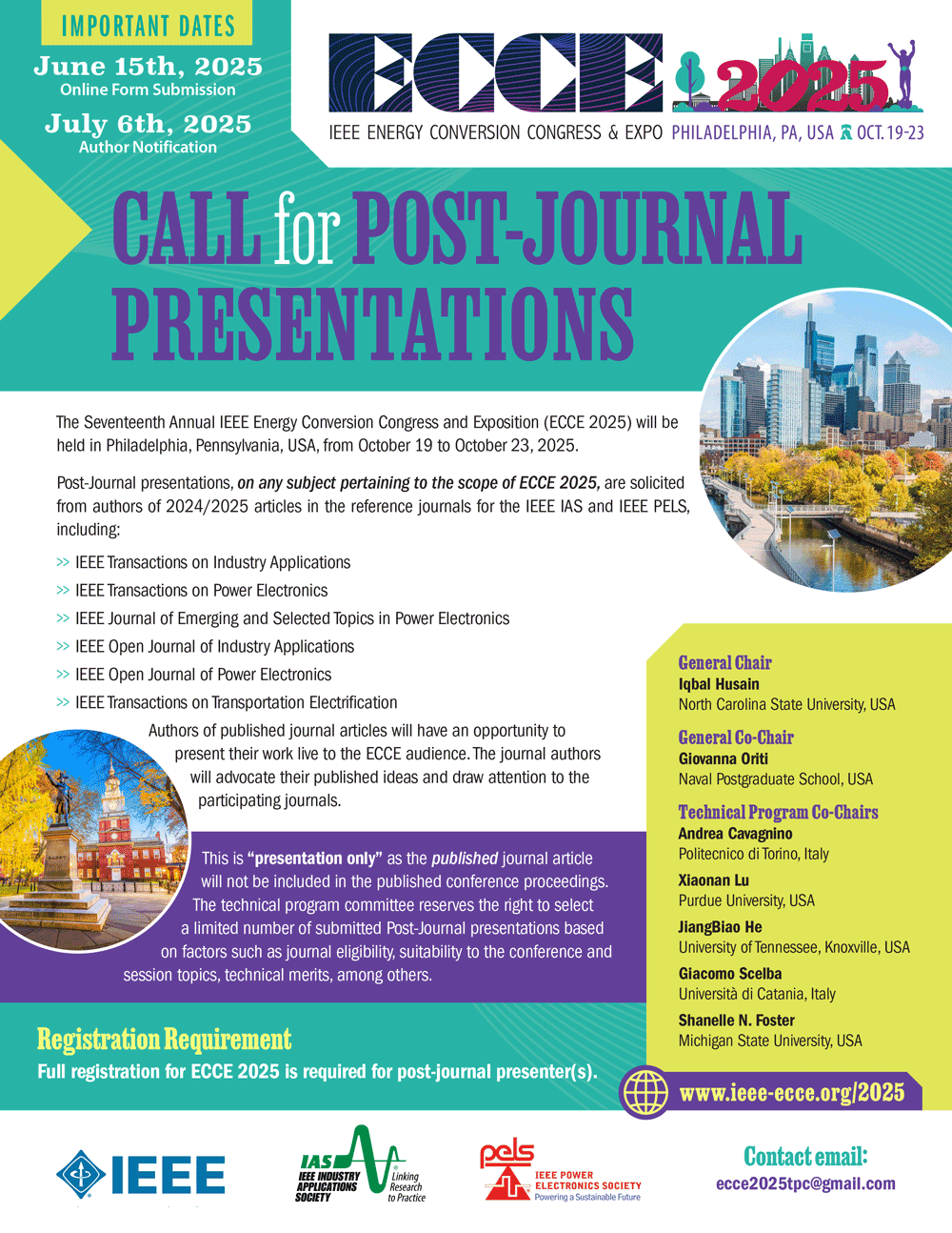 2025 Call for Post Journal Presentations