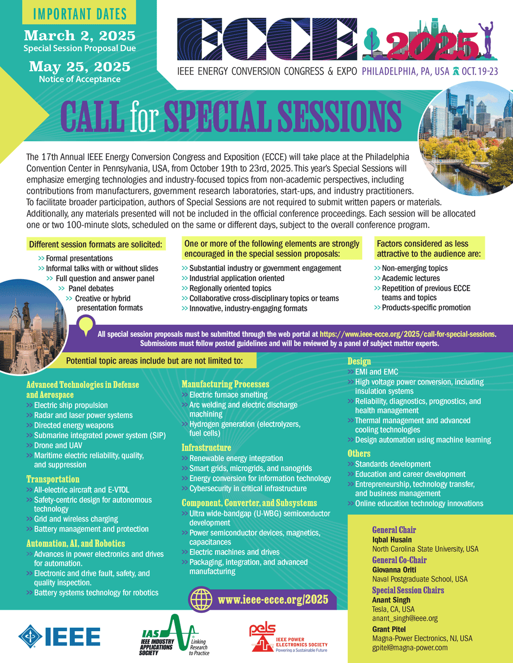 2025 Call for Special Sessions