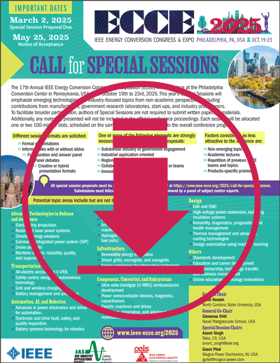 Call for Special Sessions